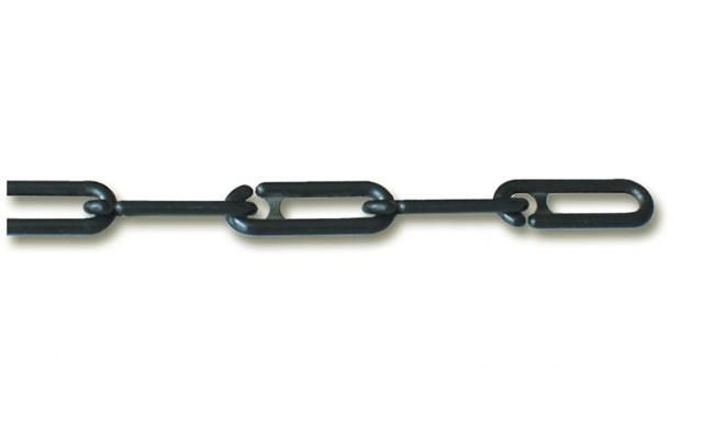 Crni PVC lanac od 10m