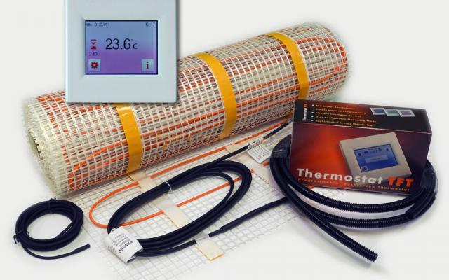 Grejna mreža sa digitalnim touchscreen termostatom
